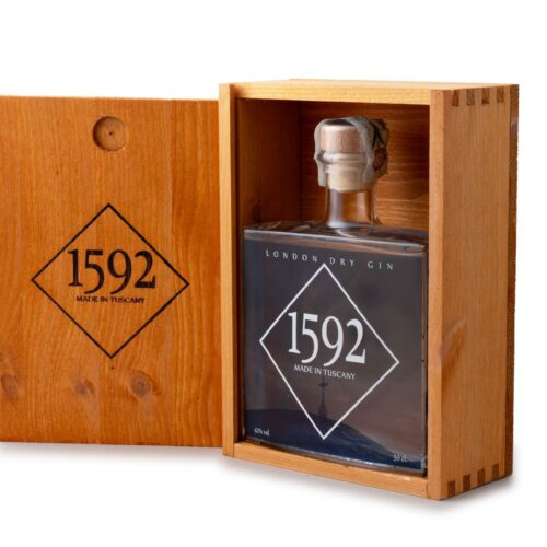 Cassetta di Legno – London Dry Gin 1592 - 50cl
